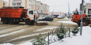 Зима в городе Лиде. Циклон 