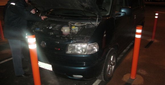 В пункте пропуска «Бенякони» задержан автомобиль «Volkswagen Transporter»