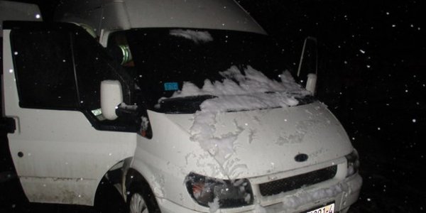 В Лиде горел микроавтобус
