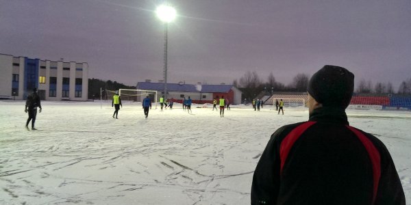 Фотоотчёт стартовой предсезонной подготовки команды ФК Лида