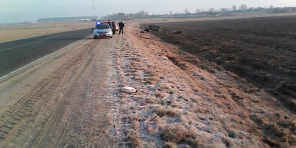 Сегодня утром в Лидском районе разбился молодой парень