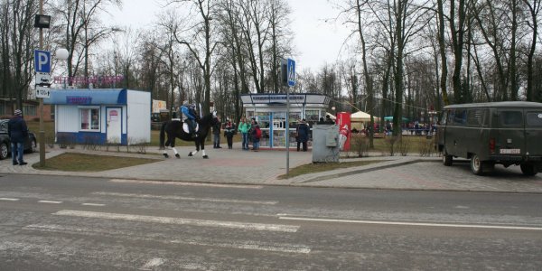 В Лиде отмечают масленицу