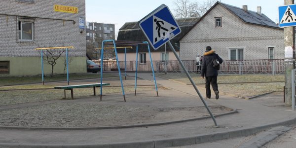 Очередной факт вандализма в Лиде