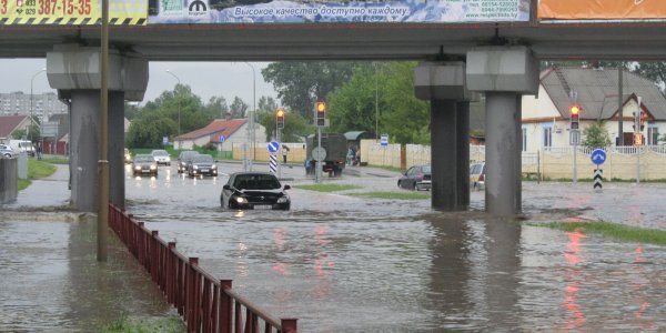 Город Лида затопило (Фото, Видео)