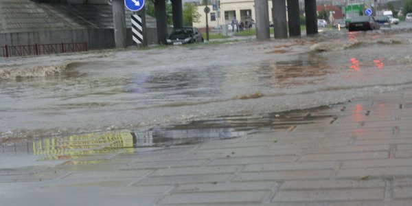 Город Лида затопило (Фото, Видео)