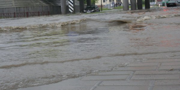 Город Лида затопило (Фото, Видео)