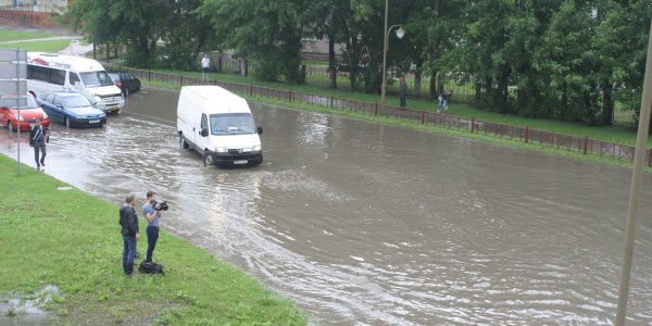 Город Лида затопило (Фото, Видео)