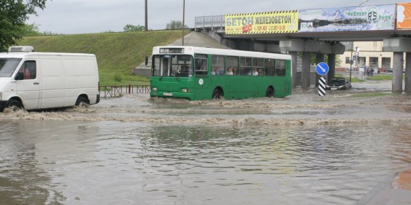 Город Лида затопило (Фото, Видео)