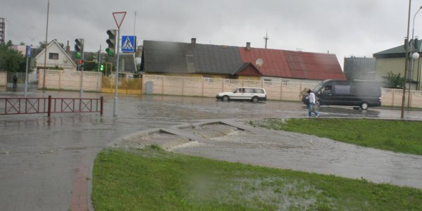 Город Лида затопило (Фото, Видео)
