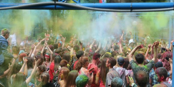 Фестиваль красок ColorFest в лиде