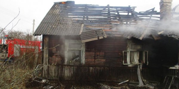 На пожаре в Лидском районе погиб 50-летний мужчина (Видео)