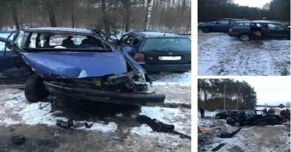 Под Лидой при лобовом столкновении пострадали водитель и пассажир