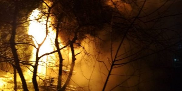 В Лиде горел цех автосборочного предприятия «Неман»