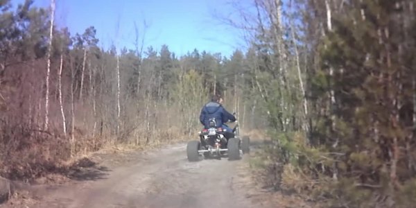В Лидском районе сотрудникам ГАИ  не подчинился водитель мотовездехода (Видео)