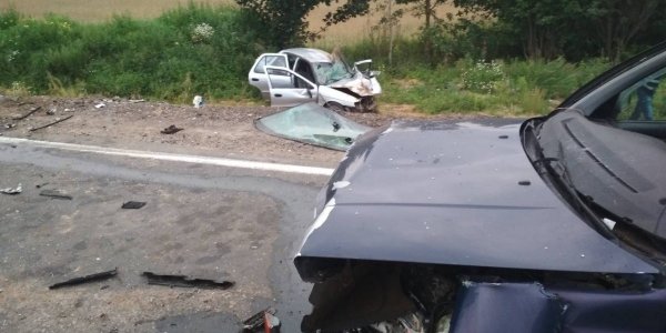 Четыре раненых в одной аварии в Лидском районе