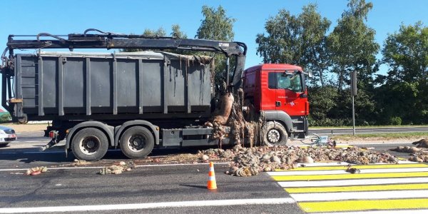 На автодороге «Минск-Гродно» грузовик при движении со стороны Скиделя в направлении Песчанки травмировал велосипедистку