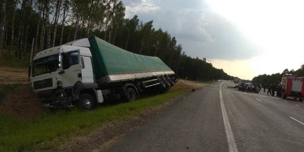 На трассе М6 фура вытолкнула на встречку Skoda: один человек погиб, два пострадали
