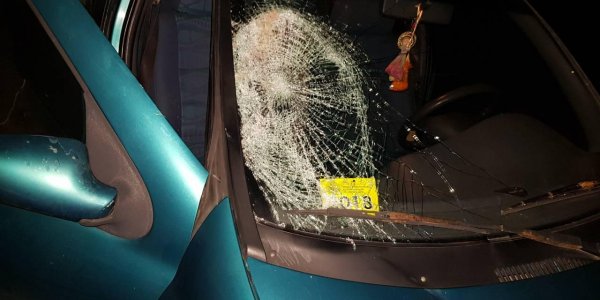 В сотне метров от неровности