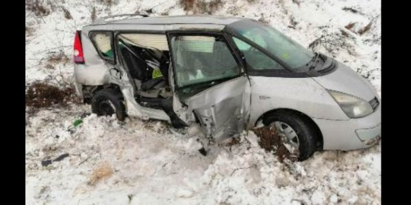Авария на участке дороги в Щучинском районе