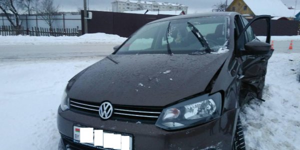 Авария в Щучине 5 января