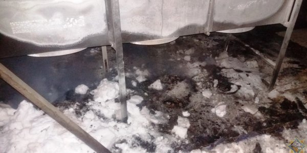 В Лидском районе работники торфопредприятия самостоятельно ликвидировали пожар в цеху