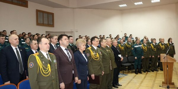 В Лиде отметили 20-летие МЧС