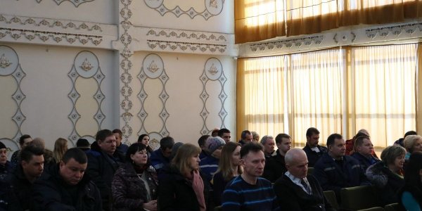 С работниками ОАО «Лидагропроммаш» провел беседу начальник Гродненского областного управления МЧС Сергей Шпарло