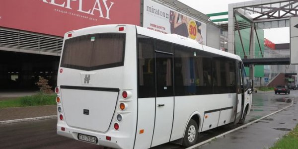 В Украину прибыл необычный автобус  из Лиды