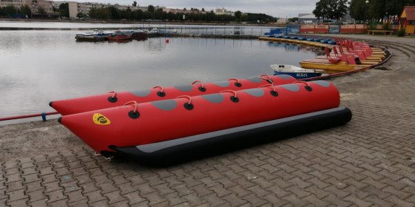 На Лидском озере появился водный аттракцион - 