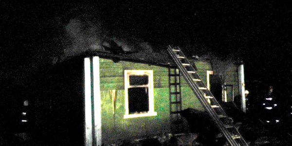 На ночном пожаре в Лидском районе погиб мужчина