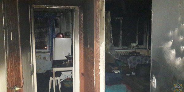 В Лиде при тушении горящего телевизора пострадал пенсионер