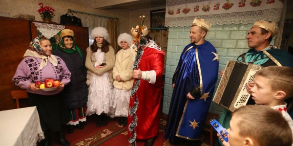 В Лидском районе возродили традицию обряда "Три короля"